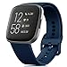 RIOROO Correa Compatible para Fitbit Versa Pulsera/Versa 2 Correa/Versa Lite Correas/Blaze Pulseras,Silicona Banda de Reloj para Hombres Mujeres, Deportivo Recambio de Pulsera Azul,S
