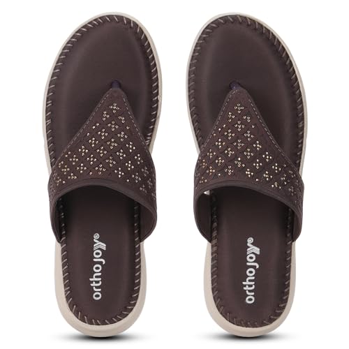 Image of ORTHO JOY doctor Fancy Slipper for women || Orthopedic Women's Fancy Sandal For Women