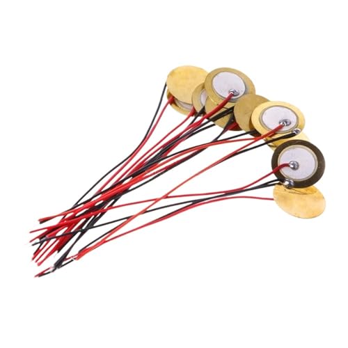 10 Pcs Piezoelectric Piezo Ceramic Wafer Plate Dia 15mm for Buzzer Loudspeaker