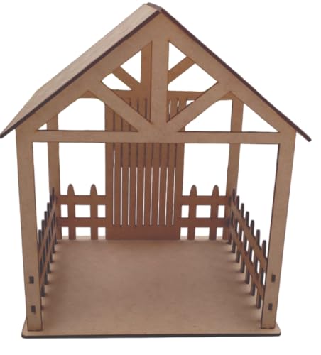 Manjedoura Casinha Presépio De Natal 60 Cm