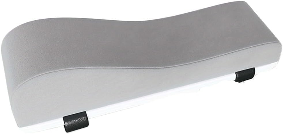 Compatible for Secretlab Compatible for Noblechairs Gaming Chair Thickened Memory Foam Armrest Pad Cushion Cover, 1 Pcs(Stone)