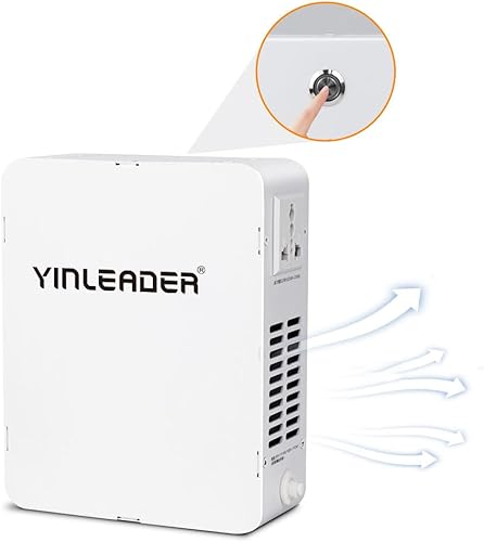 Miniatura 5 de Yinleader 1500w 110v-120v a 220v-240v elevador transformador convertidores de voltaje de potencia (blanco)