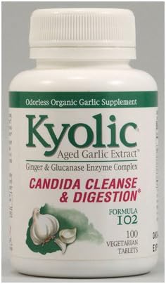 Kyolic #102 Garlic W/Enzyme Veg 100 Tab