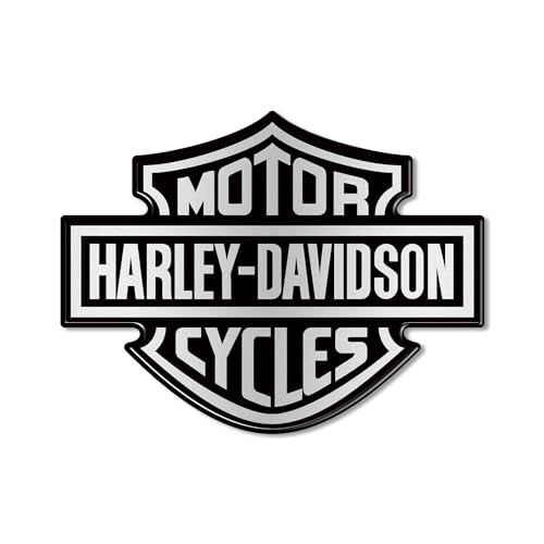 labelbike - Adesivo in Resina 3D STEMMA LOGO per Serbatoio Moto compatibile con HARLEY DAVIDSON - misure 9,5x7 cm