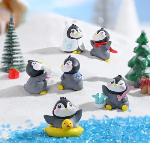 Image of VRB Dec Miniature Decor Items Set for Unique Gift,Home,Living Room,Office,Restaurant Decor,Military Showpiece,Perfect Valentine Decoration Items (Outdoor Penguin Miniature)