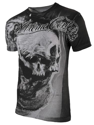 Xtreme Couture by Affliction Men's T-Shirt Grave Maker Blue4
