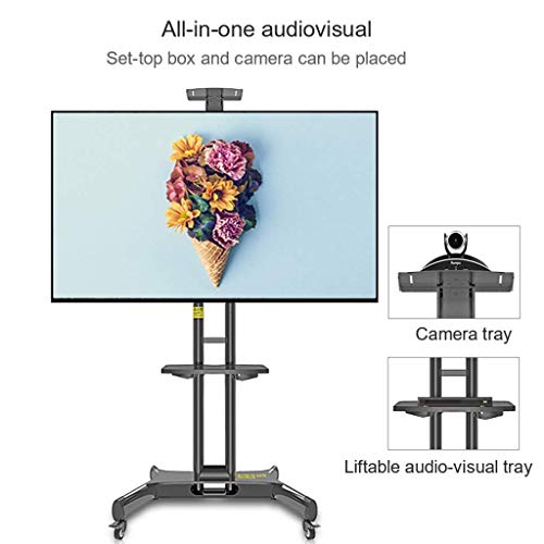 Soporte de TV Universal con Ruedas para Pantallas 32-80 Pulgadas miniatura 2