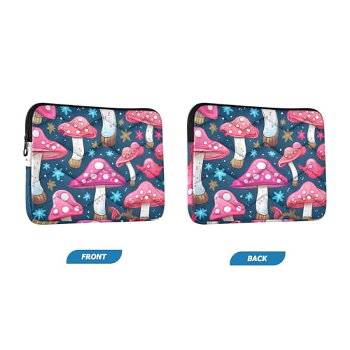 Funda para portátil 13-14 pulgadas con diseño acuarela setas miniatura 2