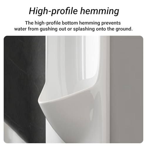 Urinario de cerámica con sensor automático de pared para hombres gris 6