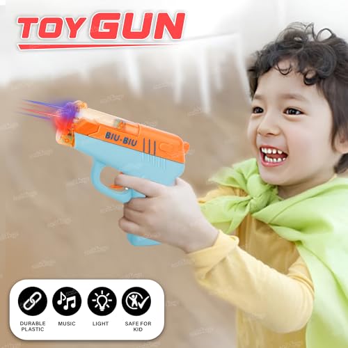 Image of Zest 4 Toyz Electric Toy Gun for Kids with Dazzling Lights and Sound Effects Fun Exciting Play Musical Toy Gun for Boys and Girls - Assorted Colour