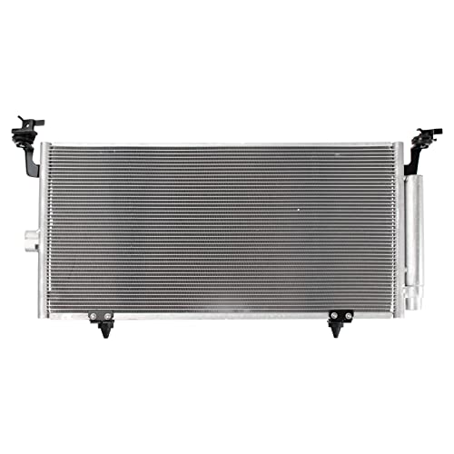 Image of TRQ A /C Condenser and Receiver Drier Assembly Compatible with 2010-14 Subaru Legacy 2010-14 Outback