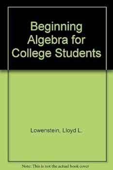 Hardcover Beginning Algebra for College Students Book