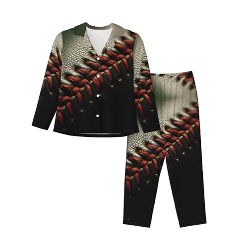 Pyjama imprimé baseball pour vos soirées cocooning et nuits fraîches