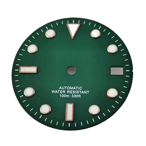 1pc 28.5 �~�����[�g�����v�_�C�������t�������t�B�b�g NH35 NH36 ETA2824 2836 PT5000 ���c 8215 8205 DG2813 �����^��(Green-Rose d2,NH35 NH36)