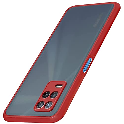 Image of TheGiftKart Back Cover for Realme 9 5G / 8s 5G / 8 5G / Narzo 30 5G (TPU, Poly Carbonate | Red)