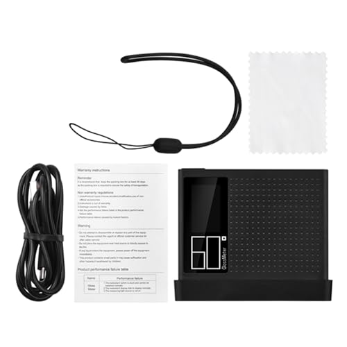 DG60 Glanzmessgerät 60-Grad 0-200GU Messbereich mit 1,14-Zoll Display und USB-Ladung für Farbe Lack Glas Kunststoff Hardware Basisausgabe