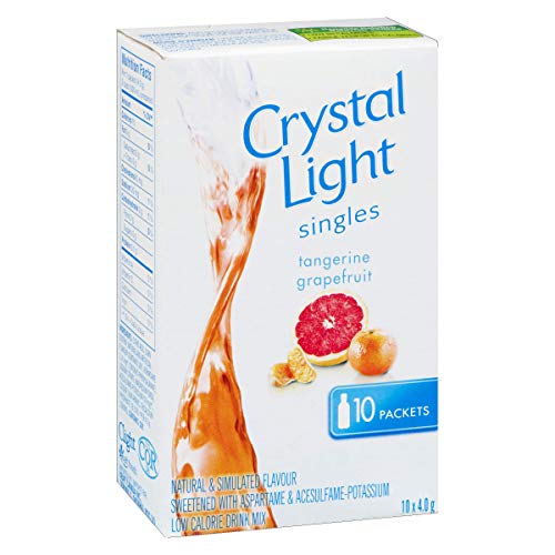 Crystal Light Singles Tangerine Grapefruit 40G 10 Servings Imported From Canada #TOP1