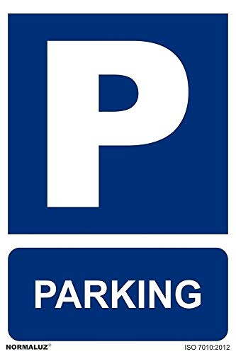 Normaluz RD21948 - Señal Parking Aluminio 0,5mm 30x40 cm con CTE, RIPCI