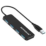 Kompakt und leicht: Mit dem Design im Taschenformat können Sie es unterwegs mitnehmen, sich mit Ihrem Laptop verbinden und jederzeit auf Ihre USB-Geräte zugreifen.