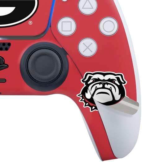 Skinit Decal Gaming Skin Compatible with PS5 Bundle - Officially Licensed University of Georgia Logo Red Design