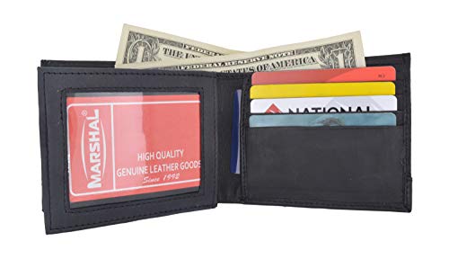 Camouflage RFID Blocking Soft Leather Men's Camo Multi-Card Compact Center Flip ID Card Holder Bifold Military Style Wallet2