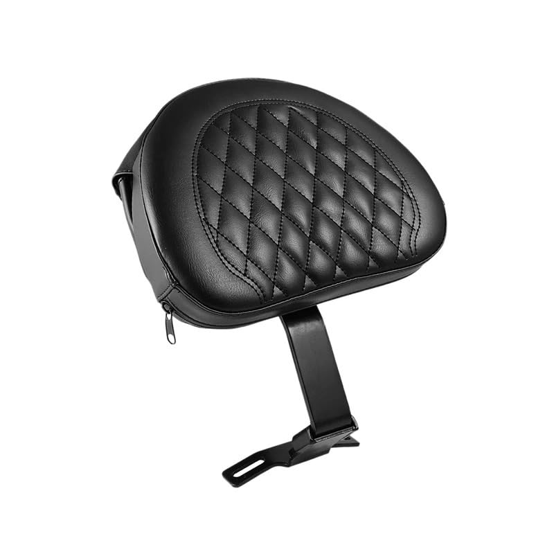 Dossier de conducteur moto réglable noir pour vos longs voyages en Heritage Softail Fatboy