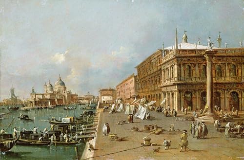 Peinture décorative Francesco Guardi pour la décoration murale salon