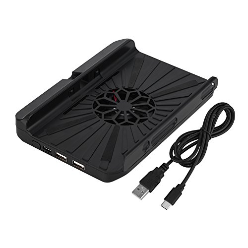 RiToEasysports base refrigerante para laptop con doble ventilador USB miniatura 5