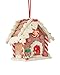 Kurt Adler D2881 3 Assorted Battery Operated Led Gingerbread House Clay Dough Christmas Ornaments