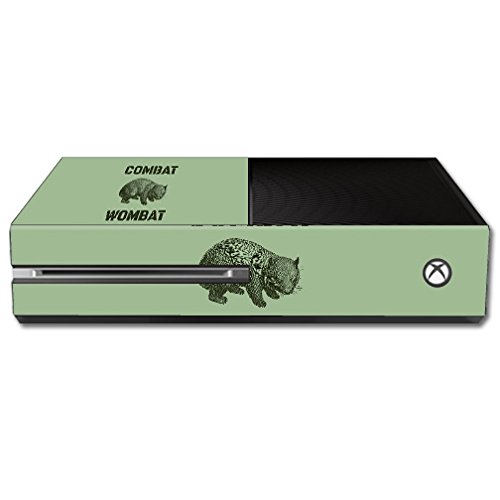 MightySkins Skin Compatible with Microsoft Xbox One Console – Combat Wombat | Protective, Durable, and Unique Vinyl Decal wrap Cover | Easy to Apply, Remove, and Change Styles | Made in The USA