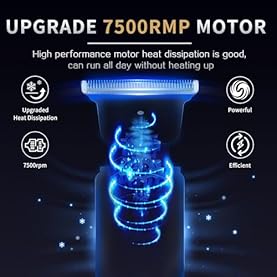 Alternative view of Ufree Professional Beard Trimmer for Men, Zero Gapped T-Blade Hair Clipper & Mustache Trimmer Kit with LCD Display, Precision Edgers for Haircut & Grooming, Barber-Grade Electric Shaver, Gifts for Men