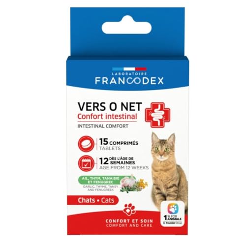 Francodex - antiparassitario 15 compresse vers O Net per Gatti - FR-170394