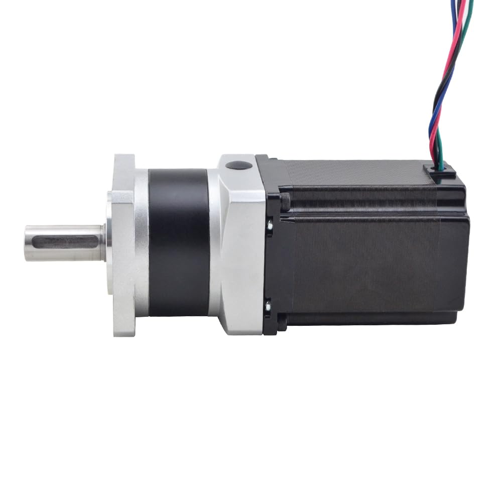 STEPPERONLINE Nema 23 Schrittmotor L=76mm Getriebeübersetzung 10:1 30arcmin MG Serie Planetengetriebe