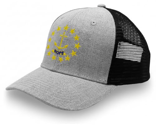Image of International Tie State Hat for Men and Women, Adjustable Snapback Trucker Baseball Cap with Embroidered Patch