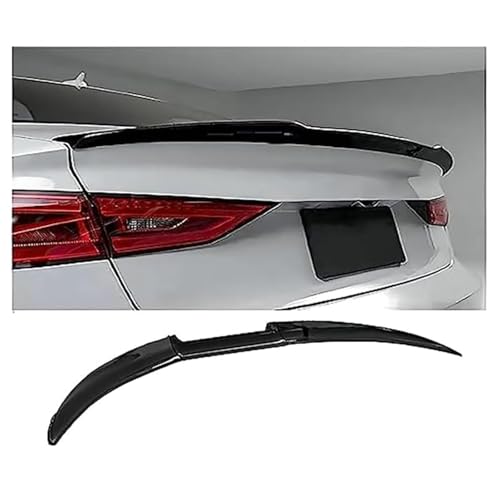 CGREAGH Becquet de Toit Arrière de Voiture, pour VW New Beetle Cabrio (1Y7) 2002-2010 Becquet de Hayon/Coffre en ABS, Aspect Noir Brillant/Fibre de Carbone,A...