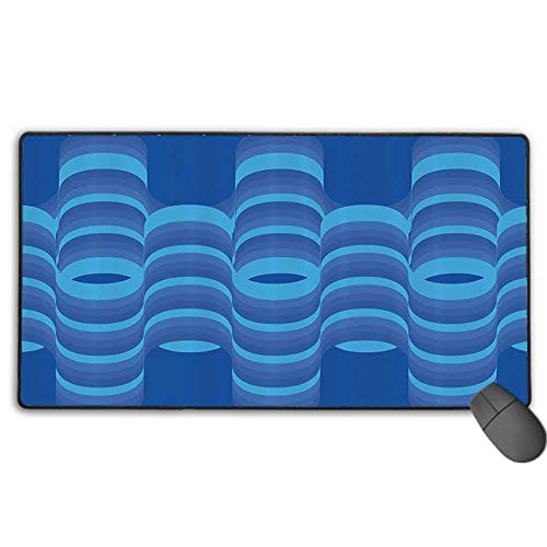 Extended Precise Mouse Pad, Non-Slip Rubber Base, Waterproof Keyboard Pad, Custom for Home