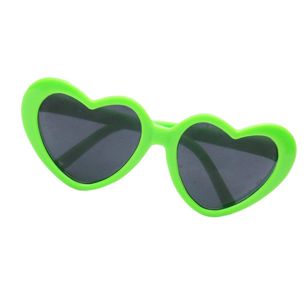 CALANDIS™ Pair of Eyewear Heart Frames Glasses for 18inch American Doll Green | Modern | Clothes & Accessories | I2-image-6
