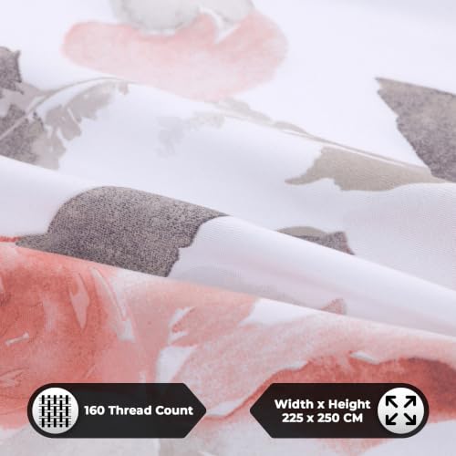 Image of Dew Cotton Bedsheet for Double Bed 160 TC 250 x 225 CM, White
