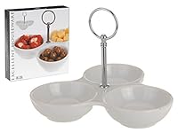 Algopix Similar Product 1 - Mazali Snackdish with Handle Porcelain