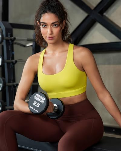 Image of RUNNING GIRL High Impact Sports Bra,Racerback Sports Bras for Women High Support Molded Cup Workout Bra with Sewn in Pads