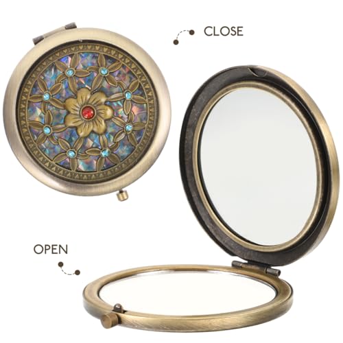 Espejo compacto redondo plegable Beaupretty de 7 cm miniatura 4