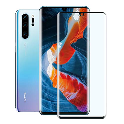SCL Screen Protector for Huawei P30 Pro, 3D Curved Full Coverage Dot Matrix Tempered Glass Screen Protector (1 Pack)