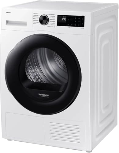 Samsung Wärmepumpentrockner, DV5000D, 9 kg, EEK: C, AI Wäschetrockner mit WiFi-SmartThings-App, Hygiene-Programm, Air Refresh, Knitterschutz, DV90DG52A0AEEG