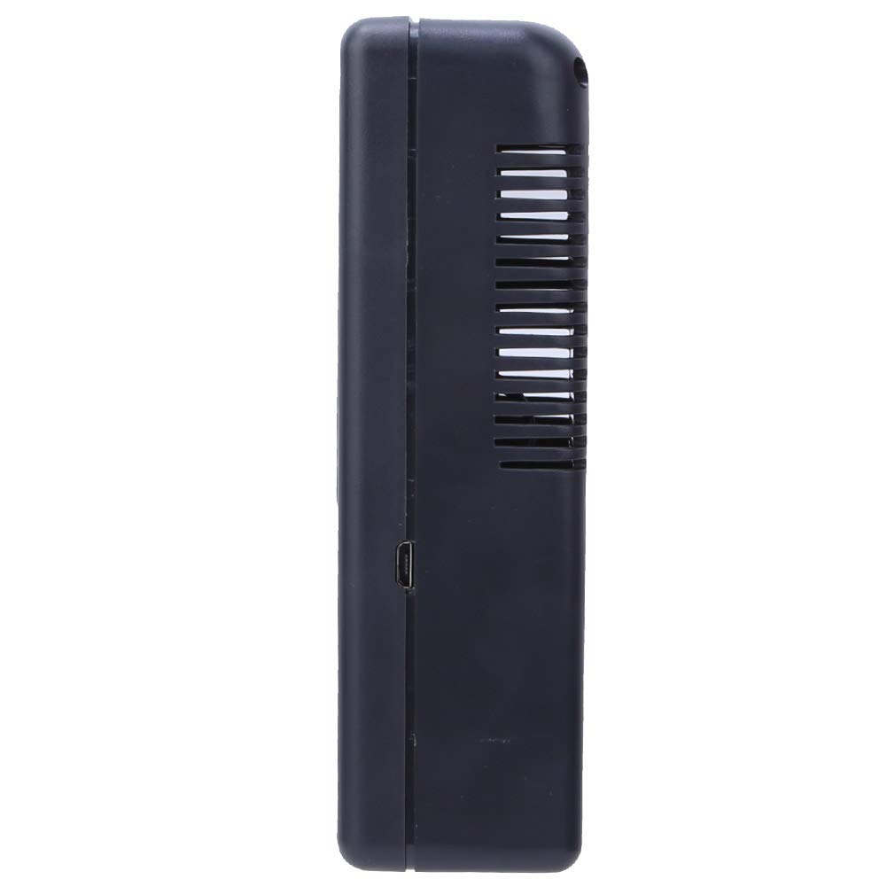 Medidor de radiación nuclear - 0-99.99μV/h Probador Geiger digital LCD, EMF portátil para radiación electromagnética de rayos X β γ, dosímetro Beta Gamma Contador de prueba de rayos X (Negro)
