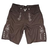 Lederhosen Badehose (Braun) Gr. XXL