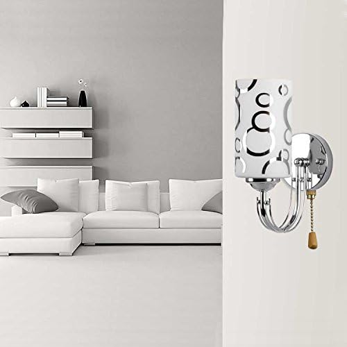 7W Pure White LED Indoor Pull Switch Light Wall Mounted Lamp Blub