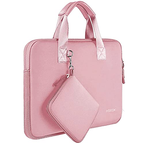 Hseok Laptop Sleeve 13.3-14 inch Case with Small Pouch, Neoprene Computer Bag Compatible with MacBook Neo/Pro 14 M5/M4/M3/M2/M1, Mac Air/Pro 13.3, XPS 14 and Most 13-14 inch Notebooks,P02K01 by Hseok - Used condition - US$14.44
