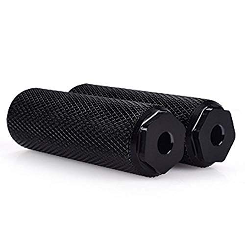 Repose-pieds vélo en alliage d'aluminium anodisé et grip de précision