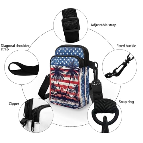 Image of Lightweight Small Crossbody Bags Cell Phone Purses Travel Pouch Shoulder Bag for Women