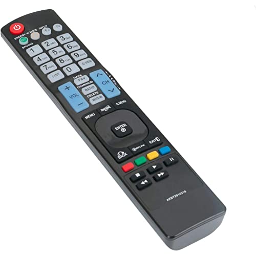 Akb72914218 Replacement Remote Control Fit For Lg Lcd Led Plasma Tv 55Lm6700 55Lm8600 55Lm9600 60Pm6700 42Lm6200 47Lm8600Uc 42Lm6200Ue 47Ld650Ua 42Le5500 60Pk750-Ua 42Ls5650Ud 47Le5400-Uc #TOP2